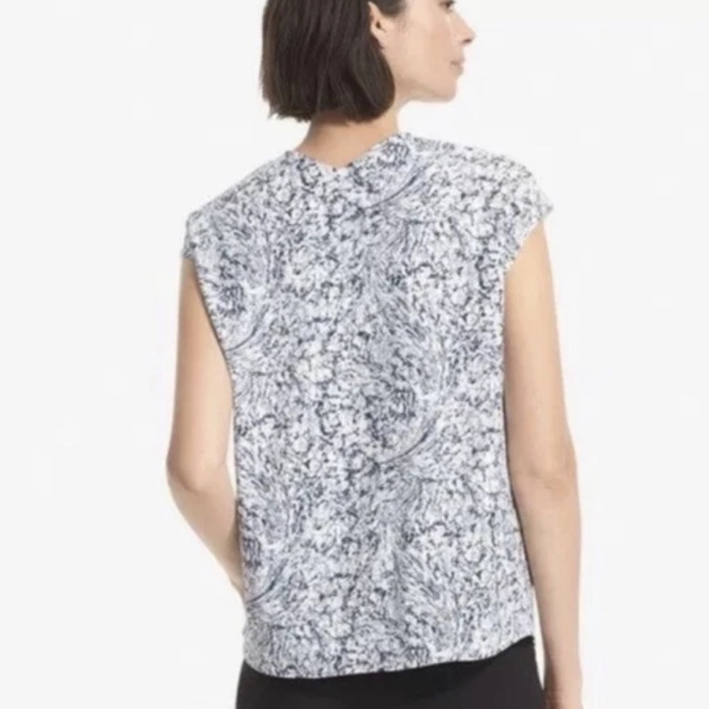 MM Lafluer Townsend Top Indigo Marble Sz. S - Picture 4 of 11